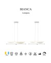 BIANCA * COLGANTE LED PEQUEÑO - DIMABLE